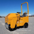 Ride on smooth wheel vibratory roller road compactor roller